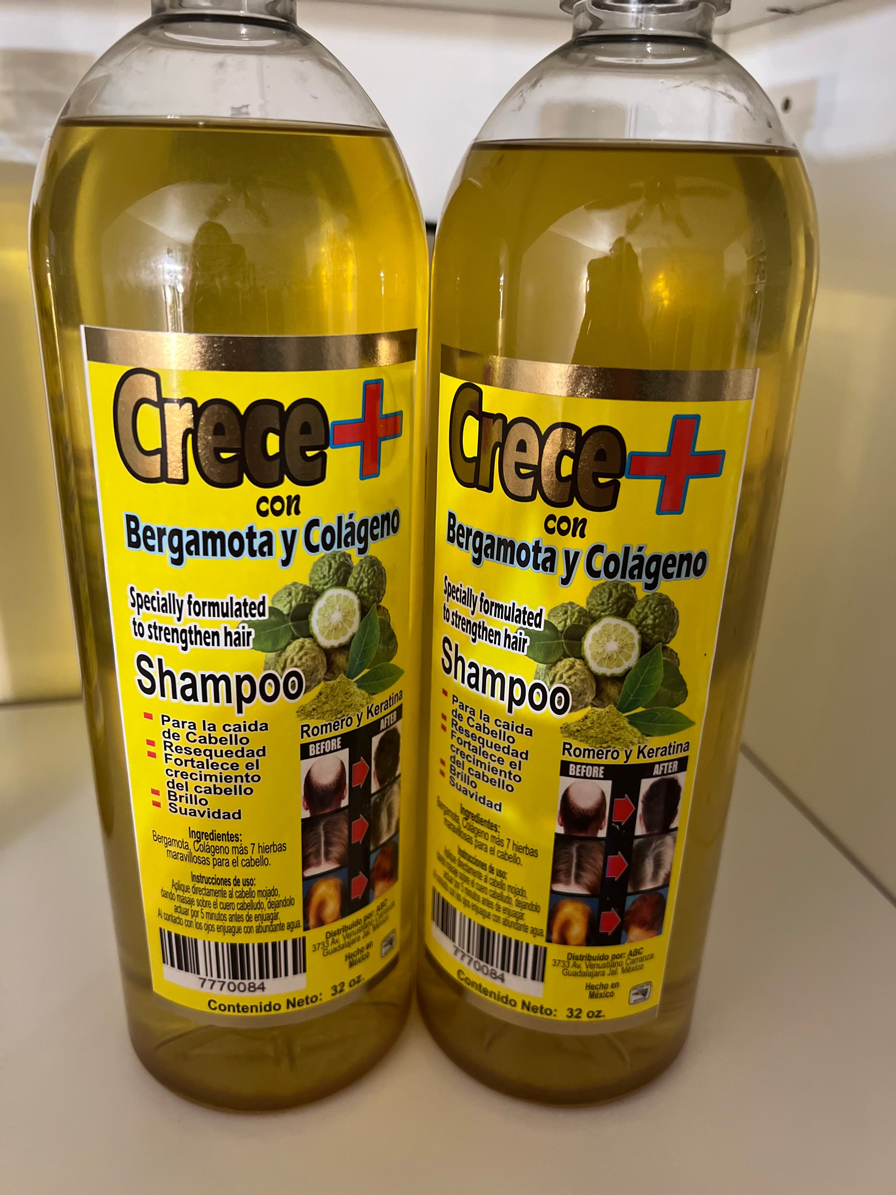 Crece + with Bergamota & Collagen Shampoo