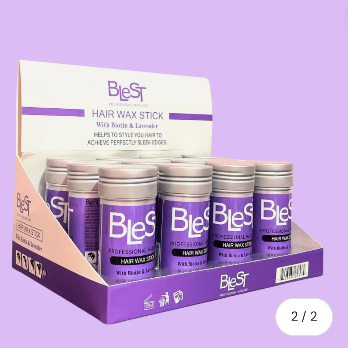 Hair Wax Stick with Biotin & Lavender