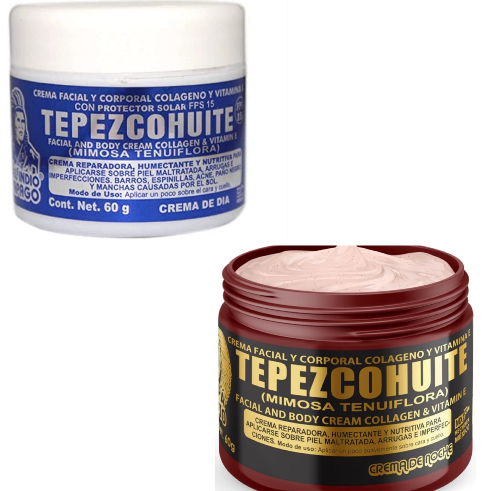 Tepezcohuite Face Cream Bundle