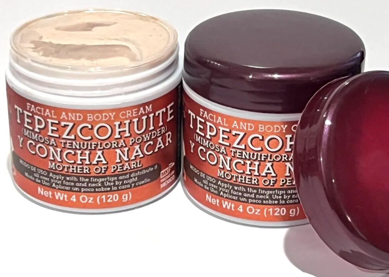 Tepezcohuite y Concha Nacar Facial and Body Cream