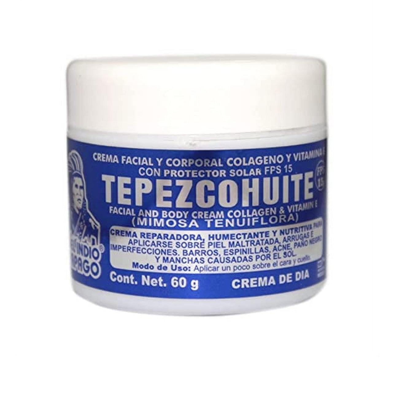 Tepezcohuite Facial/Body Cream SPF15 (Day Cream)