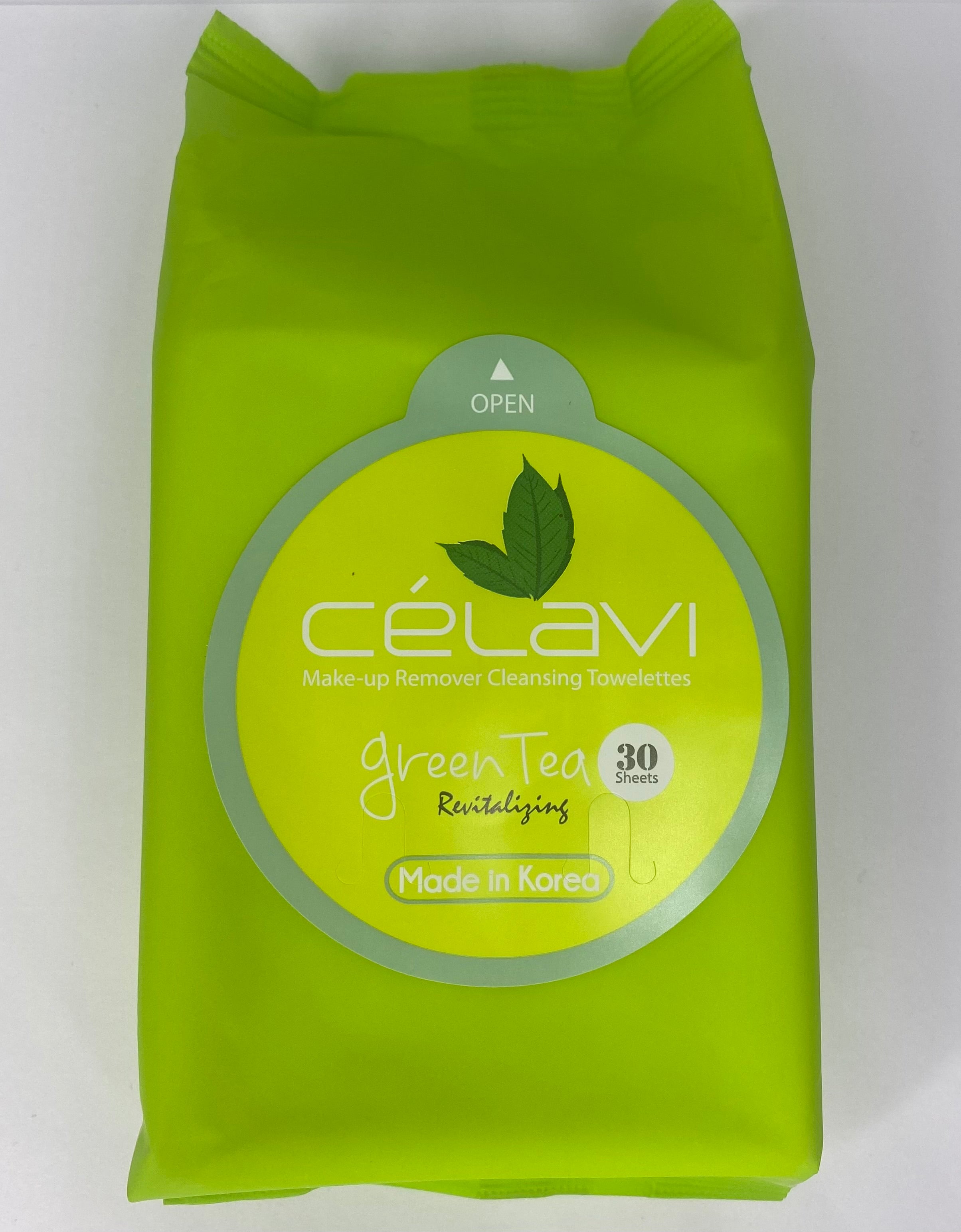 Célavi Green Tea Makeup Removal Wipes