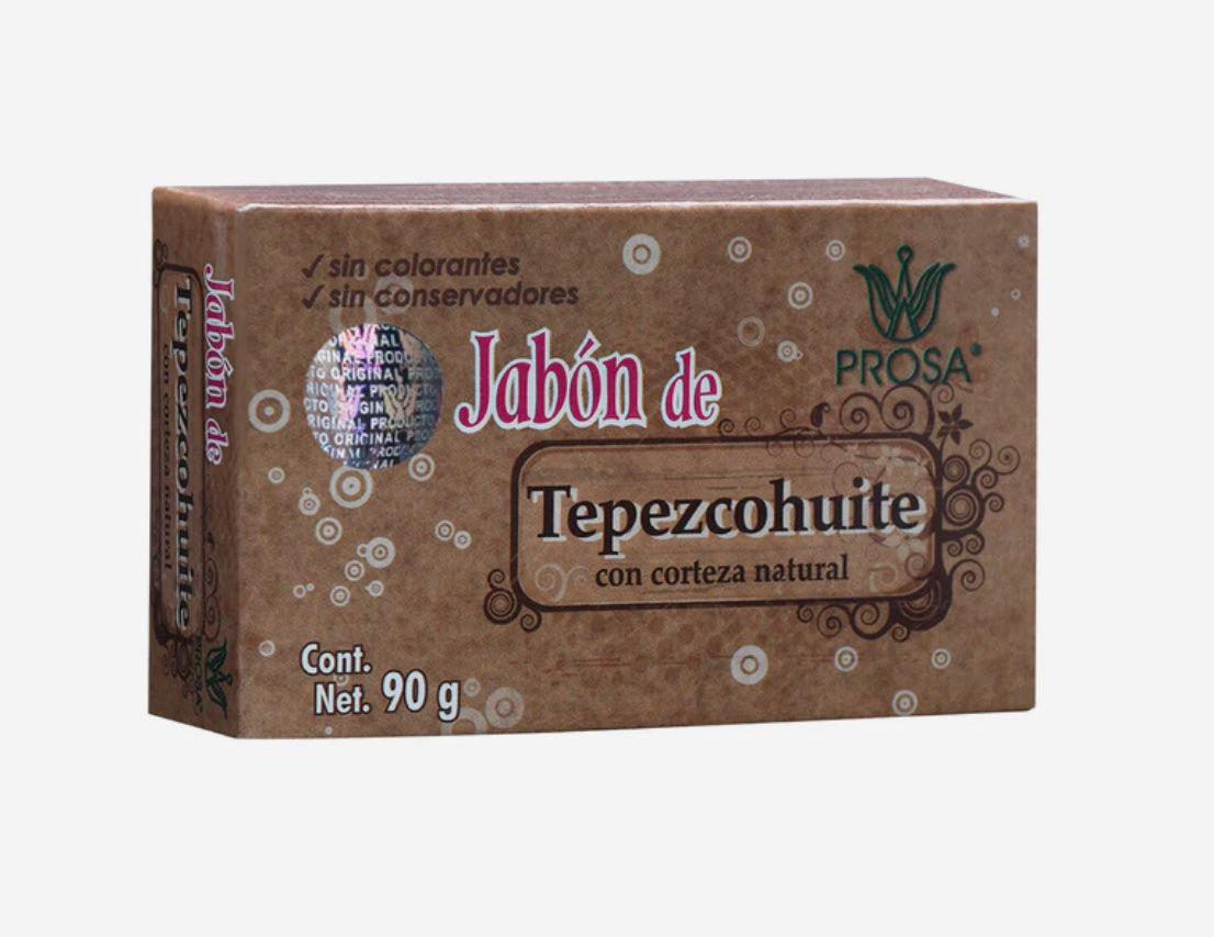 PROSA Jabon de Tepezcohuite - Cleansing Tepezcohuite Bark Bar Soap