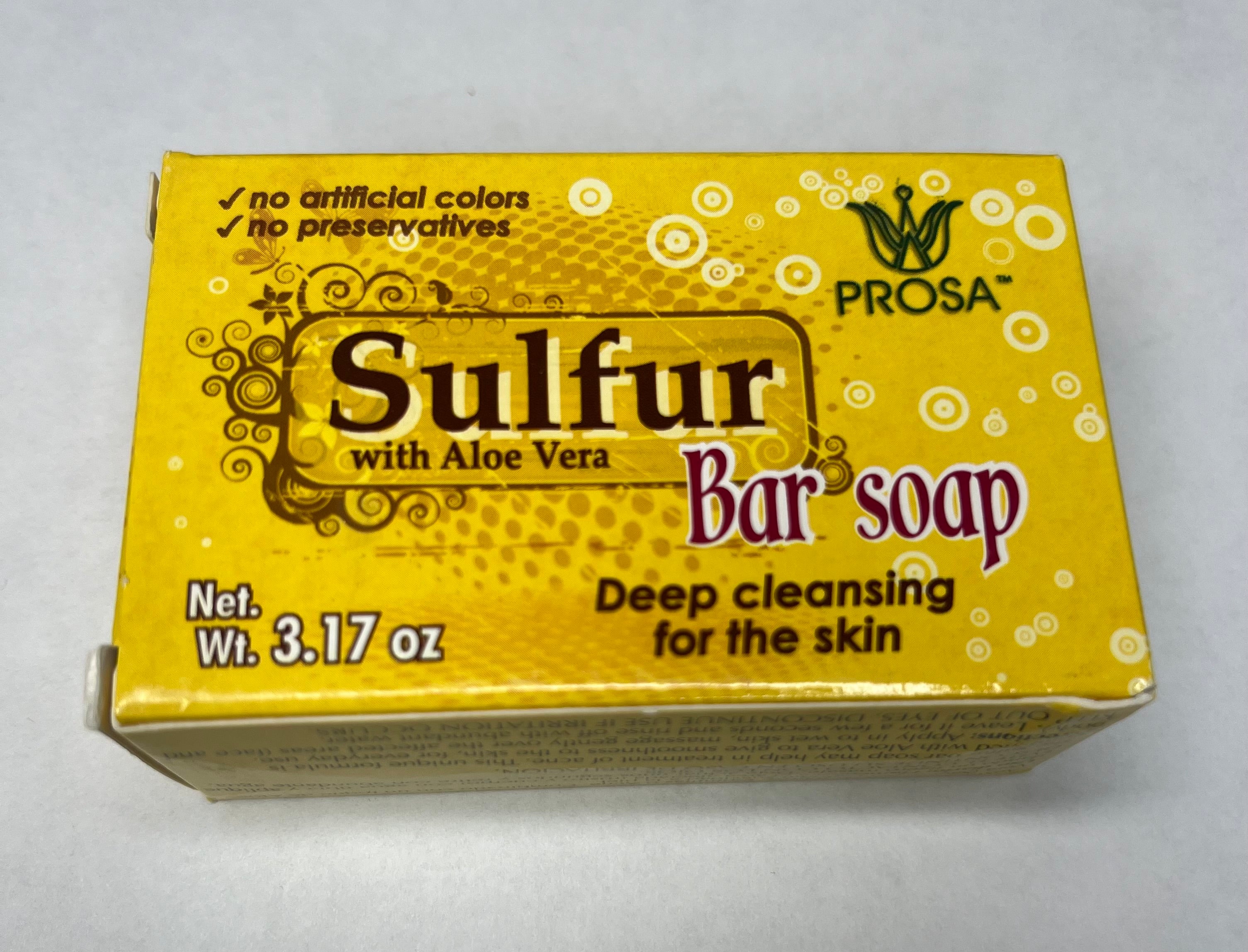 Prosa Jabón de Azufre- Sulfur Bar Soap