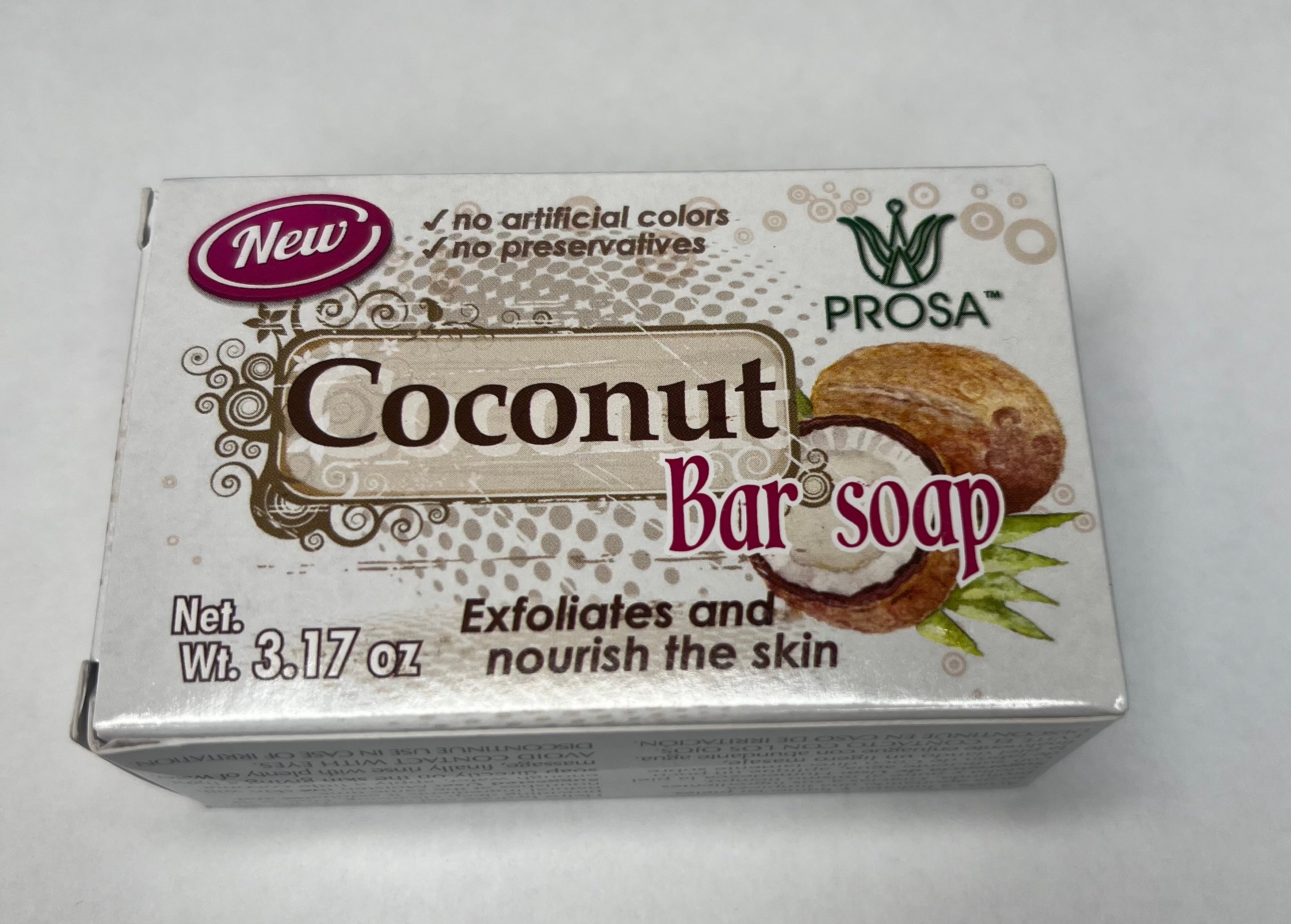 Prosa Jabón de Coco- Nourishing Coconut Bar Soap